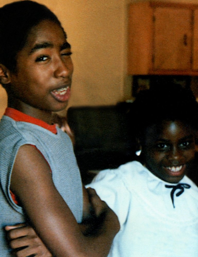 Tupac de niño